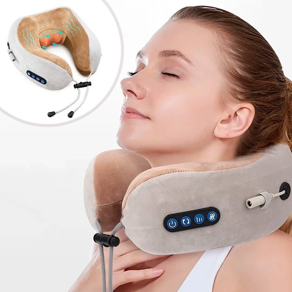 Perna electrica cu vibromasaj, cervicala, relaxare musculara, functie incalzire - RelaxU.ro