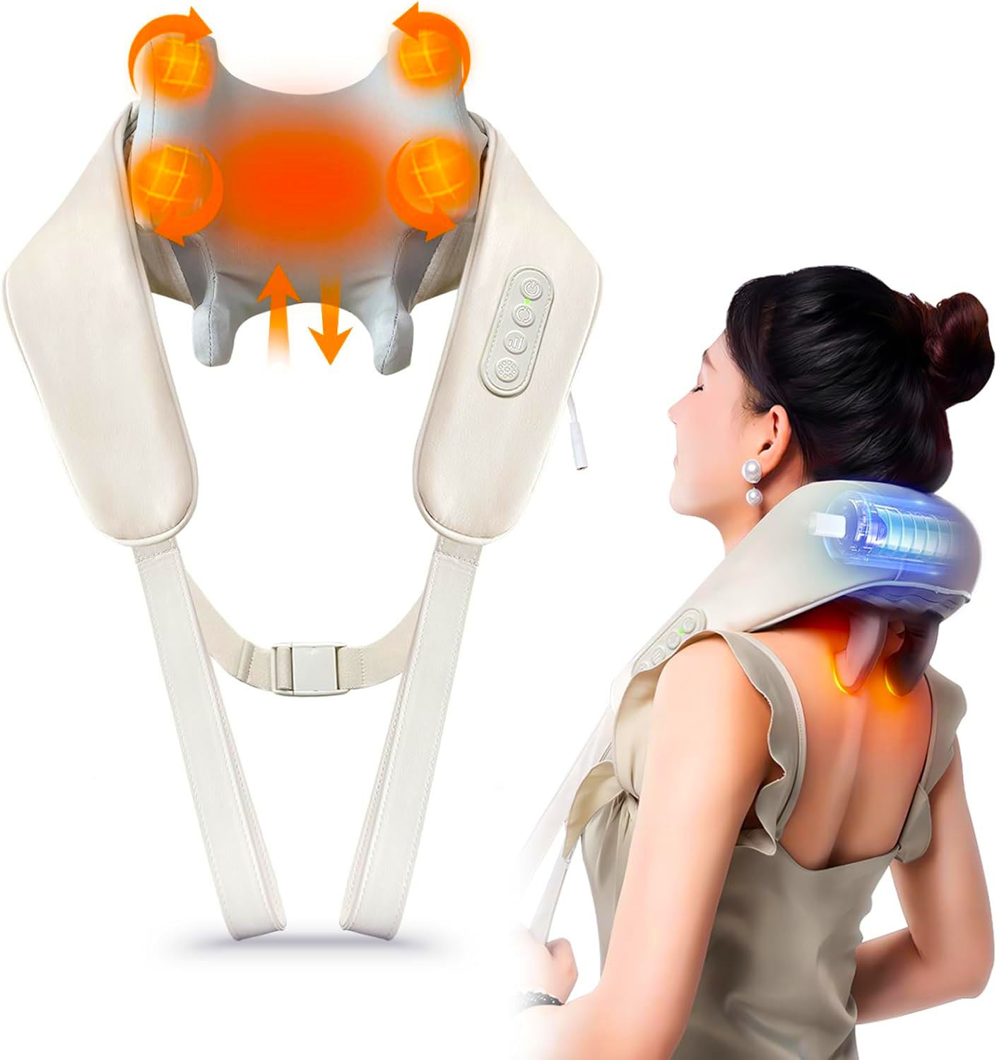 Aparat Masaj RelaxU® pentru Relaxare Musculara, Functie Incalzire