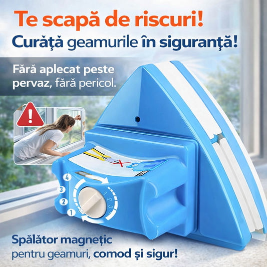 Curățător Magnetic pentru Geamuri WindowClean 2 ©