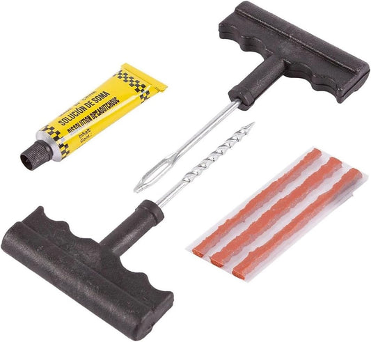 Kit Reparație Pneuri Cauciuri Pana Tubeless©, Kit Urgenta, usor de folosit, ideal incepatori