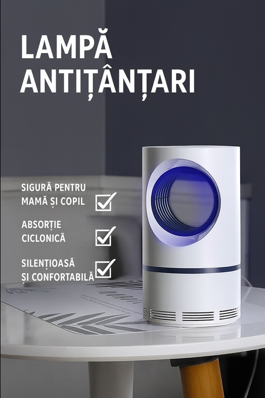 Lampa UV RelaxU © anti insecte cu mod aspirare