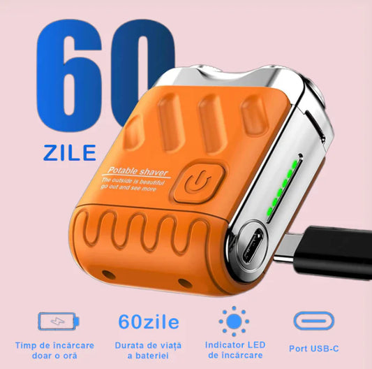 Aparat de Ras Electric RelaxU©,Shaver portabil Compact, Puternic și Elegant - RelaxU.ro