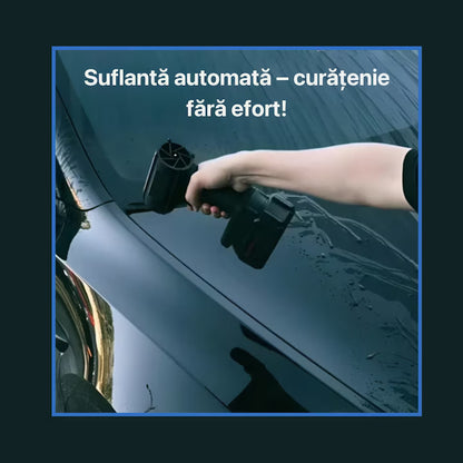 Suflanta de Aer RelaxU® Multifunctionala Portabila, Incarcare Auto, pentru Gratar, Masina, Indepartare Frunze si Praf, 1500 mAh, , Negru - RelaxU.ro