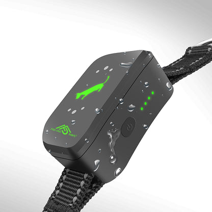 Zgarda electrica cu telecomanda RelaxU© pentru dresajul cainilor Engros, ton de avertizare, vibratii si soc static perfect pentru vanatoare sau antrenamente, rezistenta apa si praf, raza de actiune 487m, incarcator magnetic, curea ajustabila 62cm - RelaxU.ro