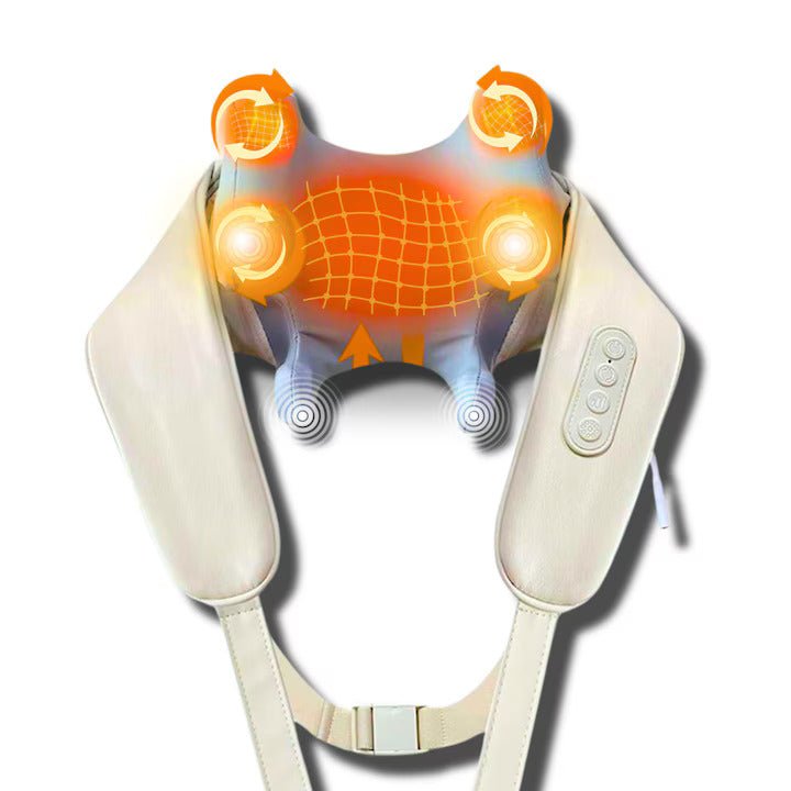 Aparat Masaj Cervical RelaxU® pentru Relaxare Musculara, Functie Incalzire - RelaxU.ro